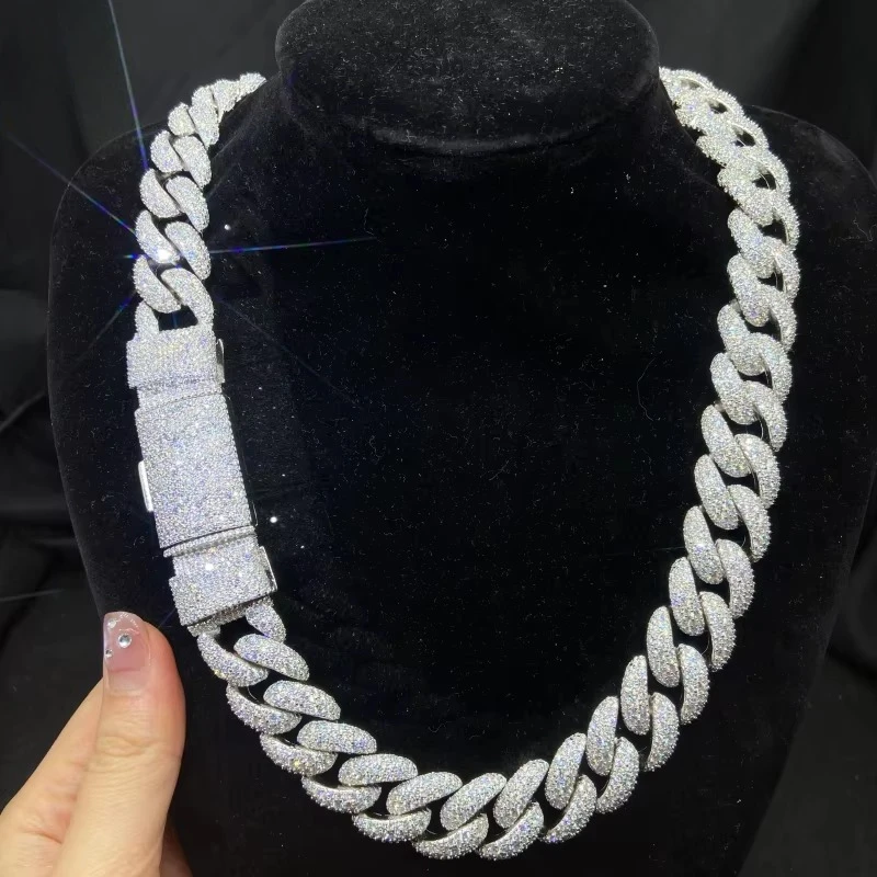 22Mm Large Version Heavy Industry Cuban Trend Necklace Has High Recognition, American Street Hip-hop Atmosphere Single Product,