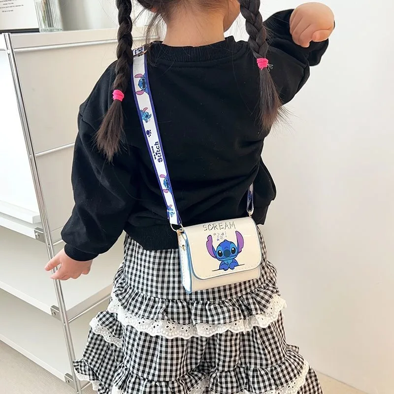 محفظة ديزني اللطيفة للعملات المعدنية للفتيات، حقيبة كتف عصرية ومخصصة ومتعددة الاستخدامات وبسيطة وغير رسمية