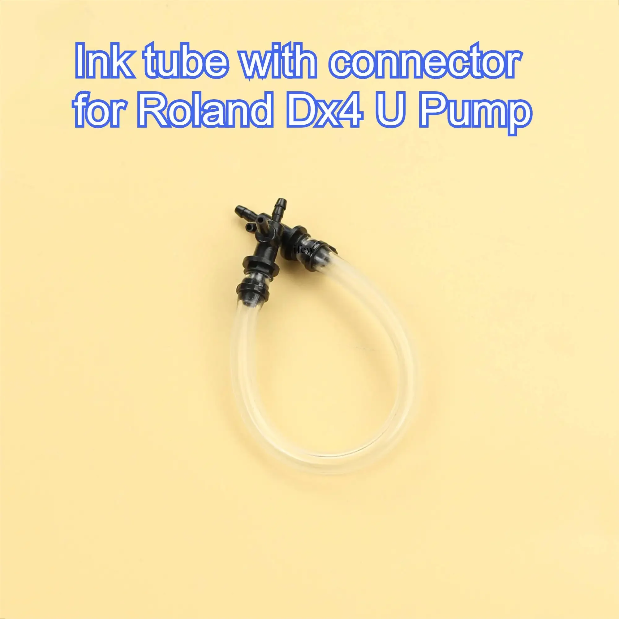 Printer DX4 Eco Solven Ink Tube with Connector For Roland Ink Tube Dx 4 U Pump U Shape Pump Replace Printers Adapter Tubes Part