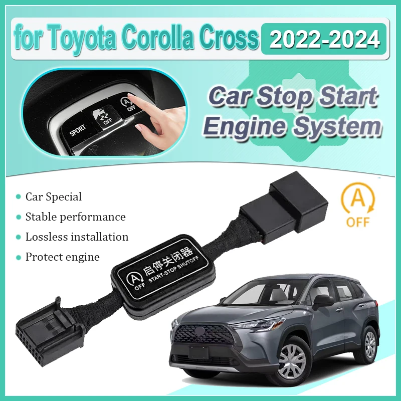 

Car Automatic For Toyota Corolla Cross 2022~2024 Stop Start Engine System Off Device Control Sensor Plug Cable Auto Accessories