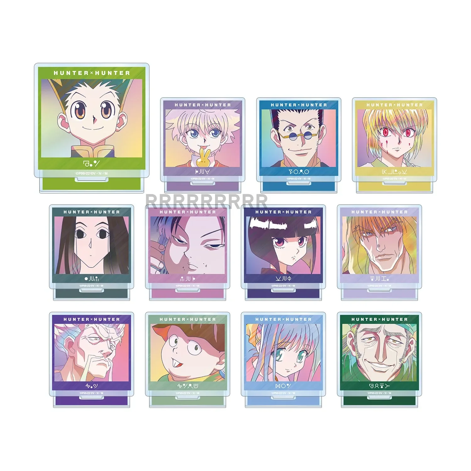 Anime Mini Figure Doll GON FREECSS Killua Zoldyck Kurapika Small Acrylic Stand Model Plate Cosplay Toy for Gift