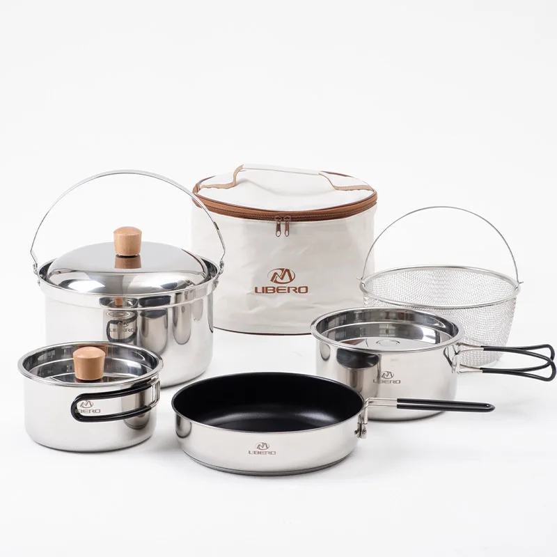 Batería de cocina de acero inoxidable Wormvet