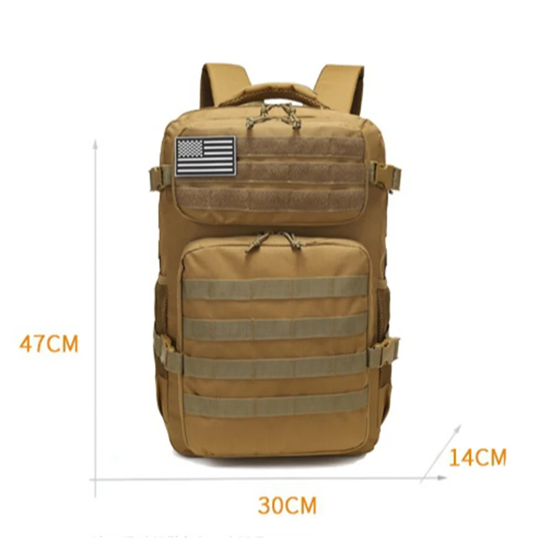 35L Outdoor Hiking Backpack Men Camouflage Tactical Bag Women Cycling Camping Sports Equipment Travel Package Climb Bags