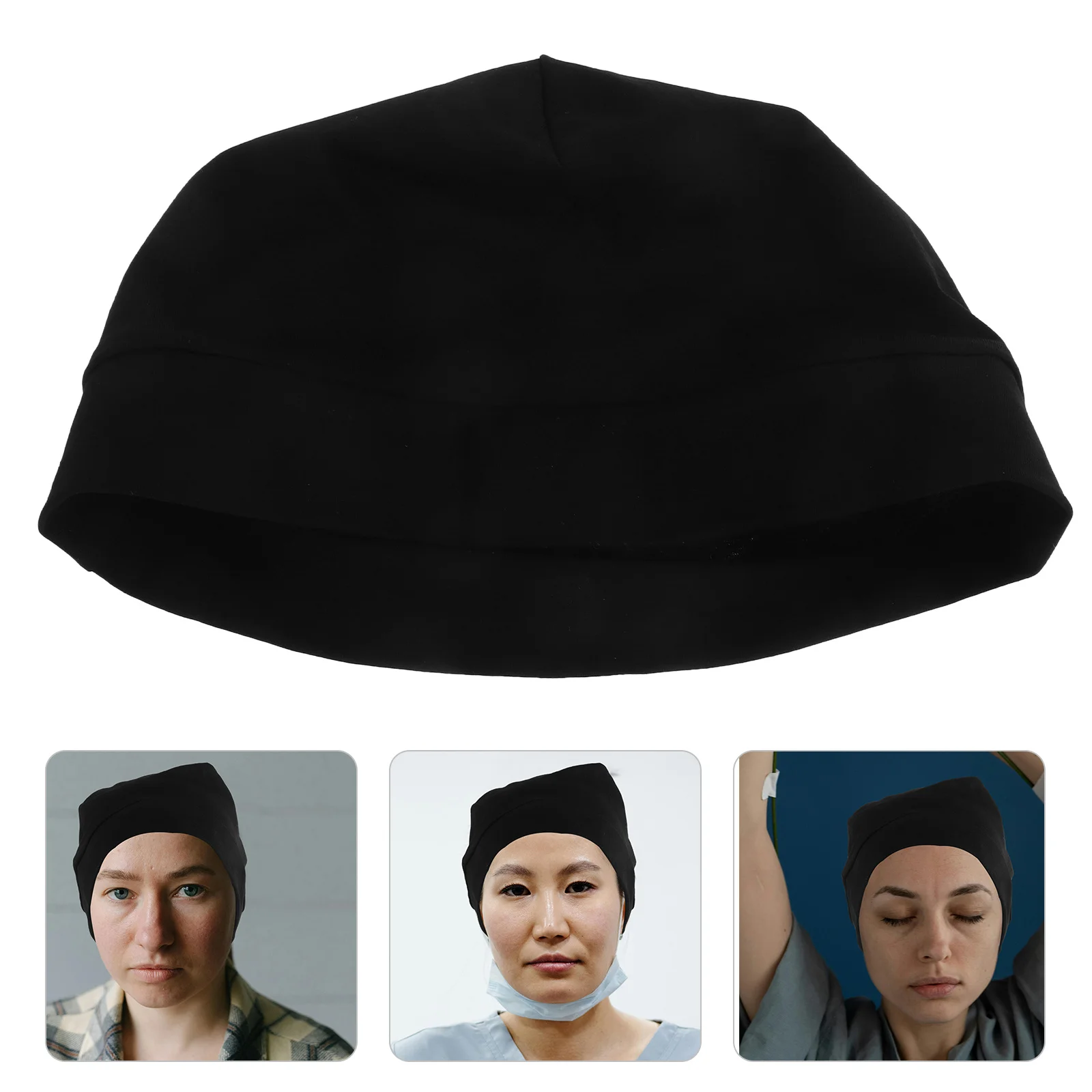 

Cotton Sleeping Cap Thin Soft Night Hat for Women Men Postpartum Use Breathable Hair Cover for Sleep Warm Beanie Cap Cozy Home