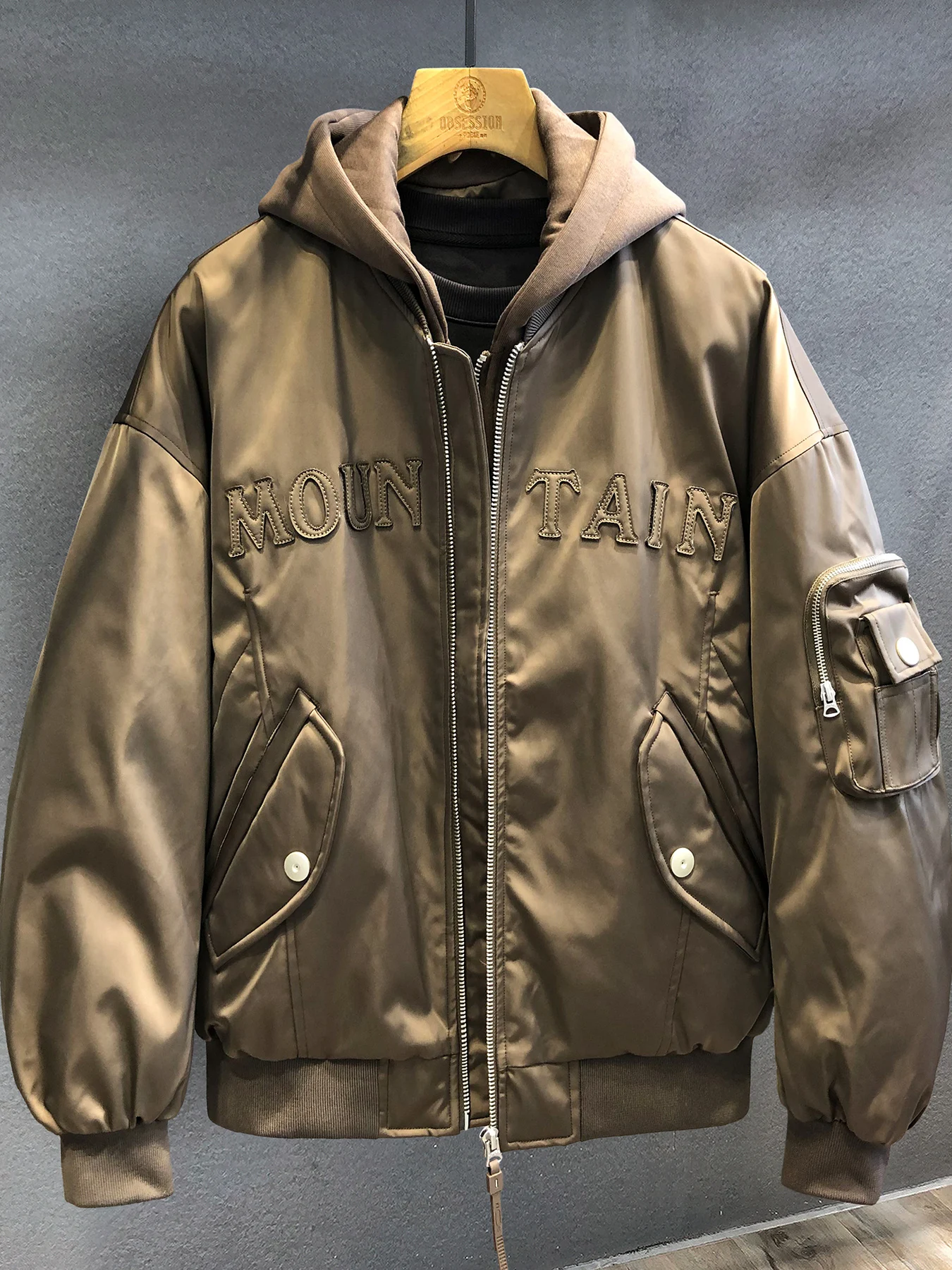 

Мужская зимняя теплая рабочая куртка Siam Cusizable 90 Du с пуховым наполнителем, со съемным капюшоном, из утолщенного полиэфирного волокна