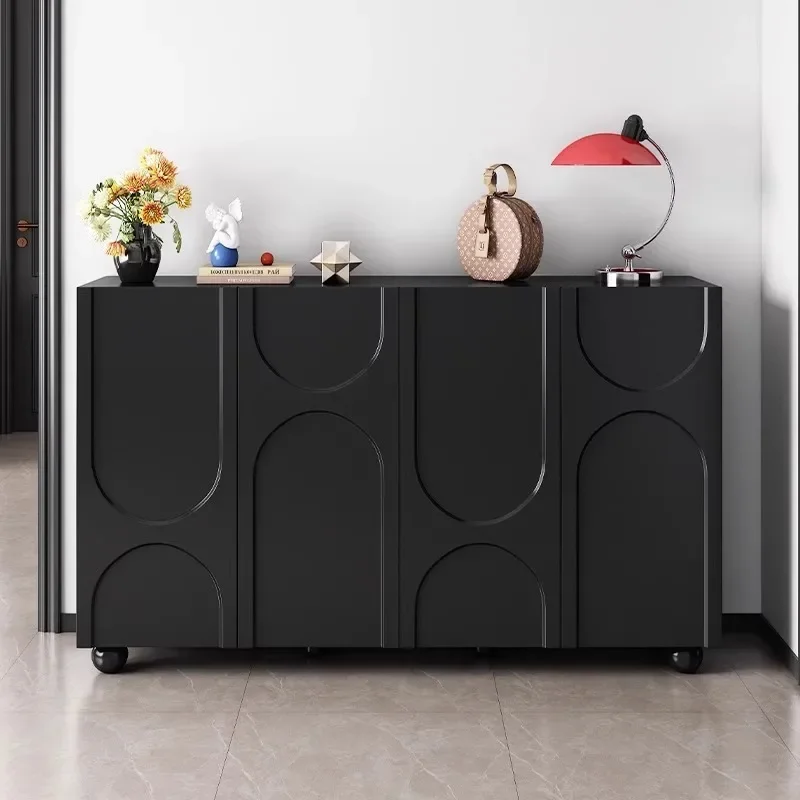 

Postmodern Living Room Cabinets Solid Wood Shoe Cabinet Door Against The Wall Locker French Princess Zapatero Trendy Furniture