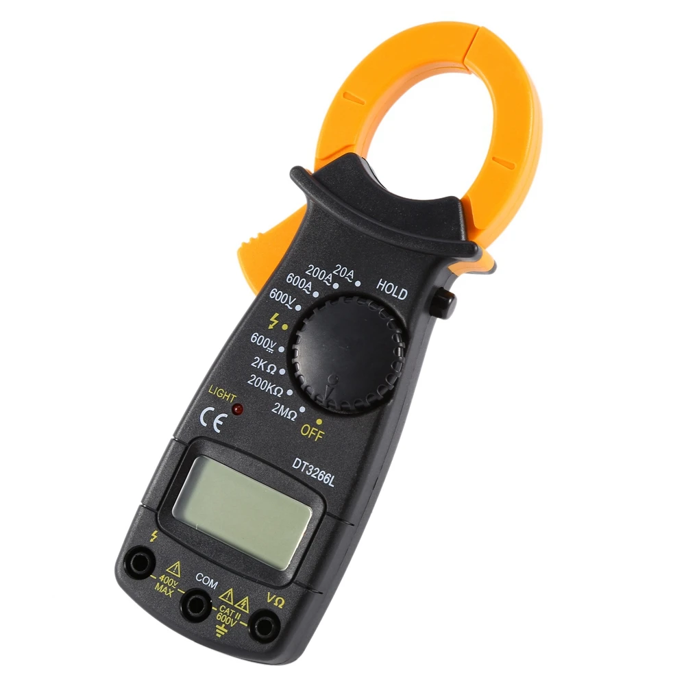 Clamp Meter DT-3266L Digital Amper Clamp Meter Multimeter Current Clamp Pincers Voltmeter Ammeter 600A AC/D Digital Clamp Meter