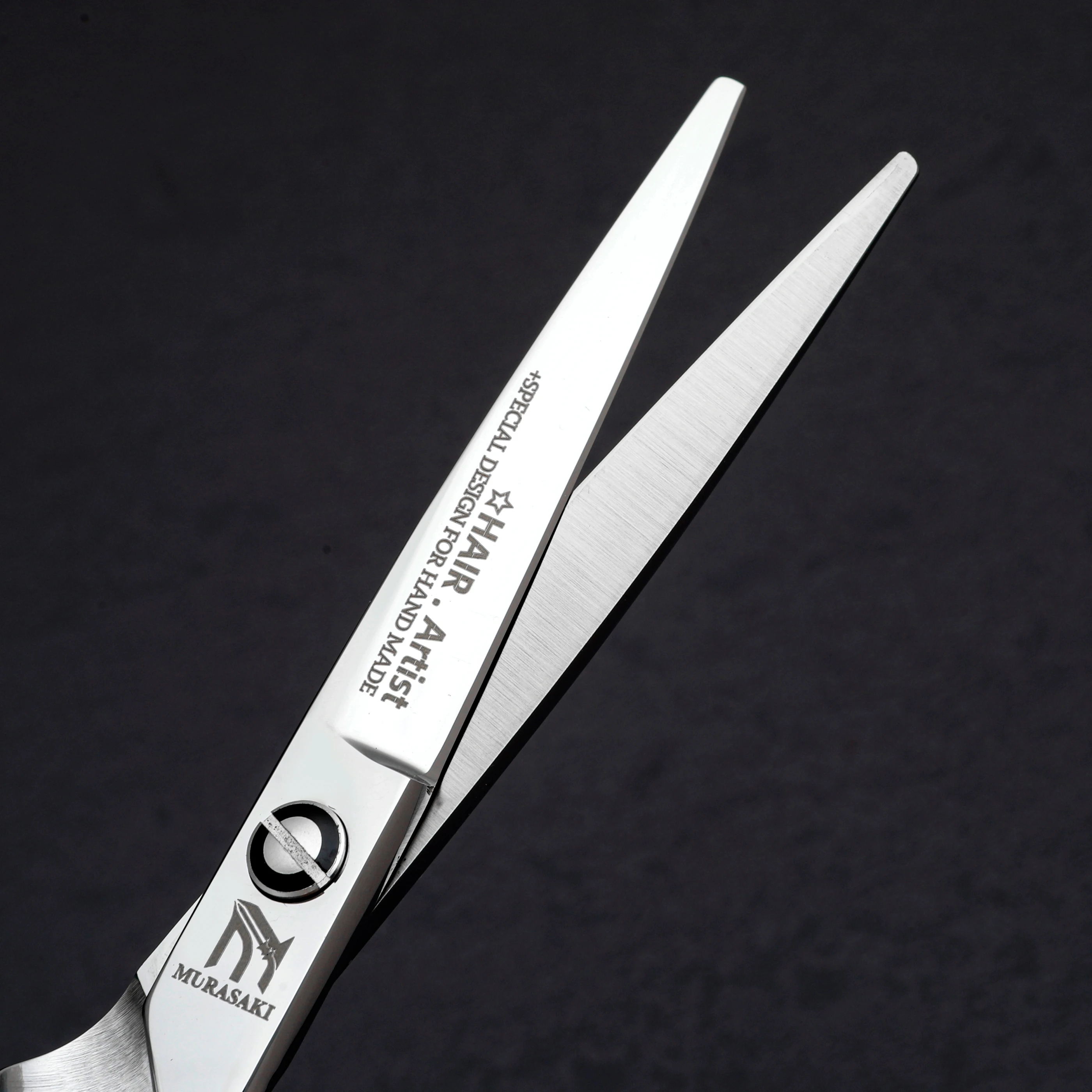 MURASAKI Professionelle Friseurschere, Friseurschere aus 440C-Stahl, 6-Zoll-Haarschneidewerkzeuge, hochwertiges Friseurzubehör – Detail 5
