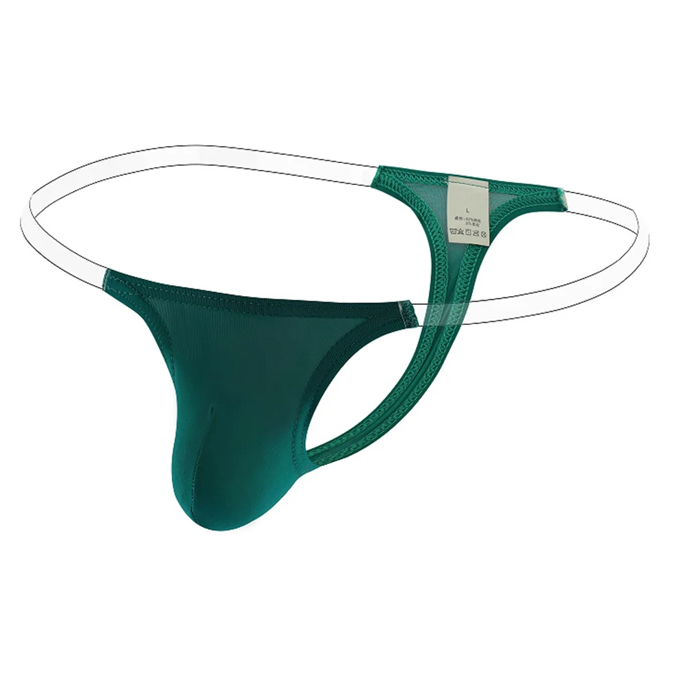 Black Sexy Underwear Sexy Transparent Thongs Breathable Underwear Bulge Pouch Thongs Design Brief Style Classic Theme