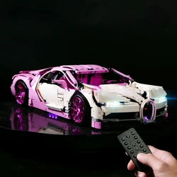 No Model LED Light Set for Pink Bugatti Chiron 42083