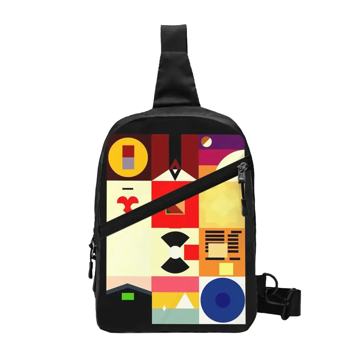 

Kanye West Discography Chest Bag Men Sling Crossbody Backpack Chest Bag Traveling Hiking Daypack Shoulder Bag