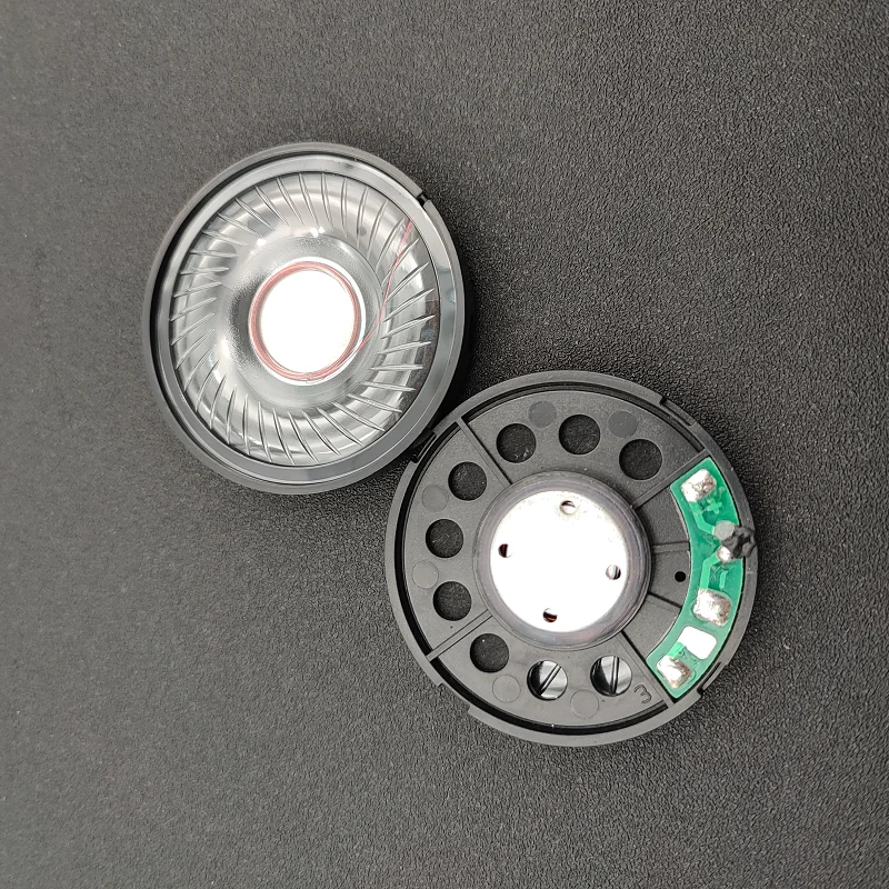 헤드폰 스피커 유닛 오디오 애호가 헤드셋 드라이버, 오버이어 이어폰 수리 부품, 좋은 품질의 베이스, 2 개, 53mm, 60ohm, 신상