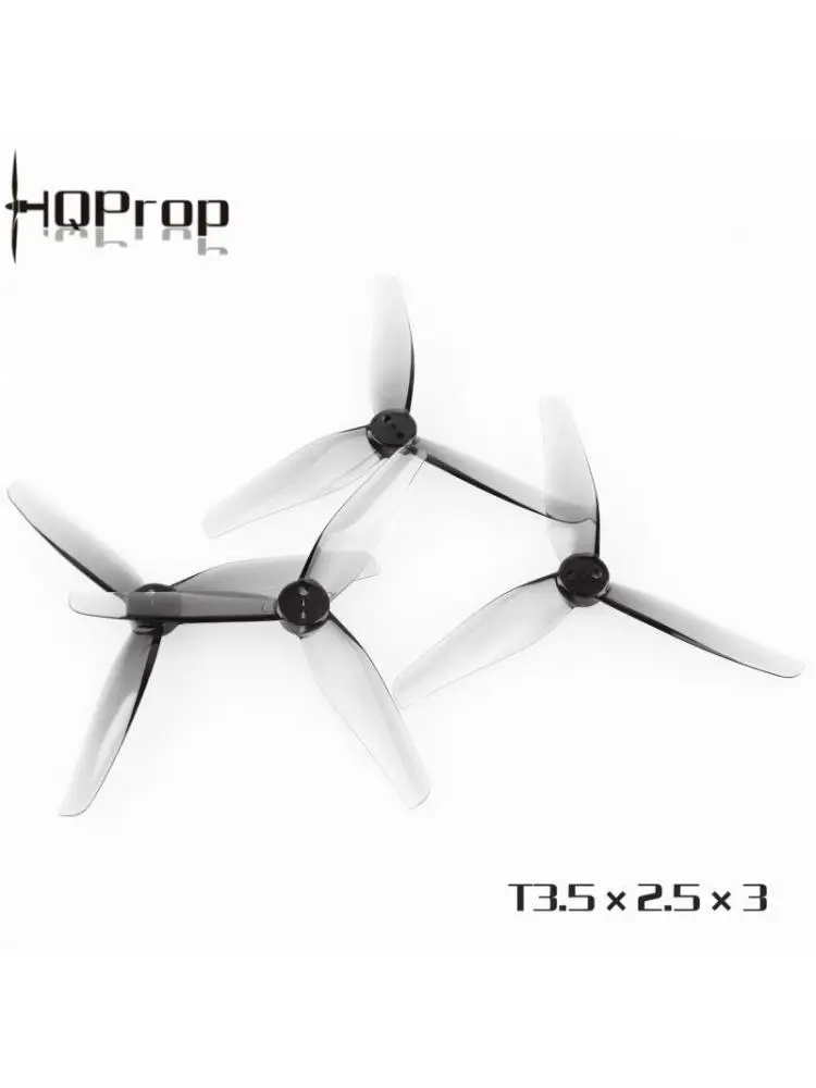 10Pairs HQProp T3.5X2.5X3 3.5inch Propeller 3525 1.5mm As 3-Blade Props voor iFlight iH3 RC DIY FPV Racing Drone HQ Prop - afbeelding 2