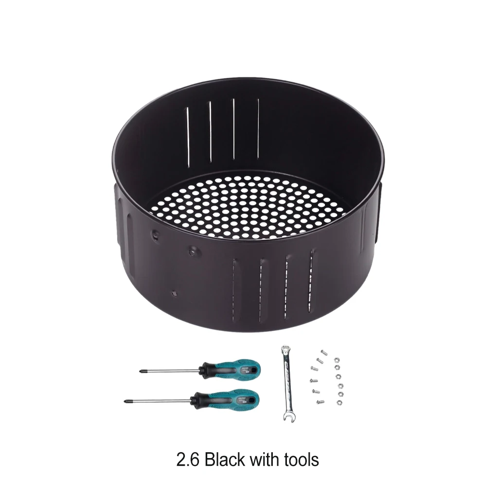 Convenient Air Fryer Replacement Basket For Cooking Large Capacity Air Fryer Cast Iron Basket