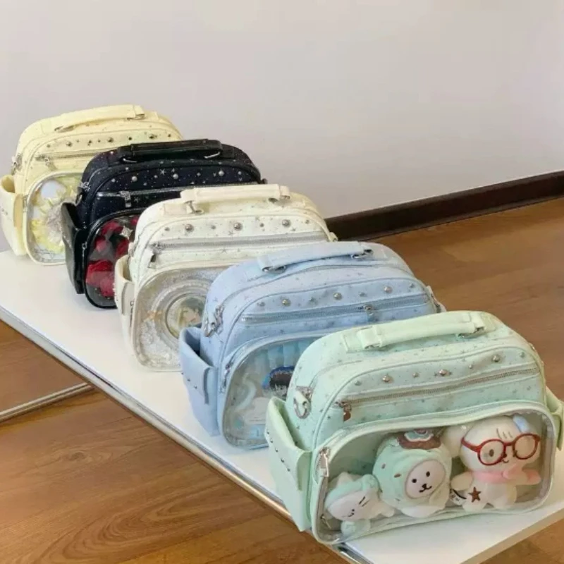 Japanese Original Twill Star Lta Bag Fresh and Cute Daily Versatile Commuting Double Shoulder Single Shoulder Crossbody Pain Bag