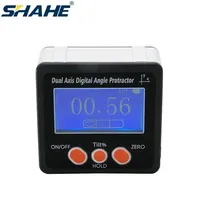 Digital Angle Finder Dual Axis Digital Protractor Inclinometer Bevel Box Aluminum Alloy Frame With Magnets Angle Gauge Digital