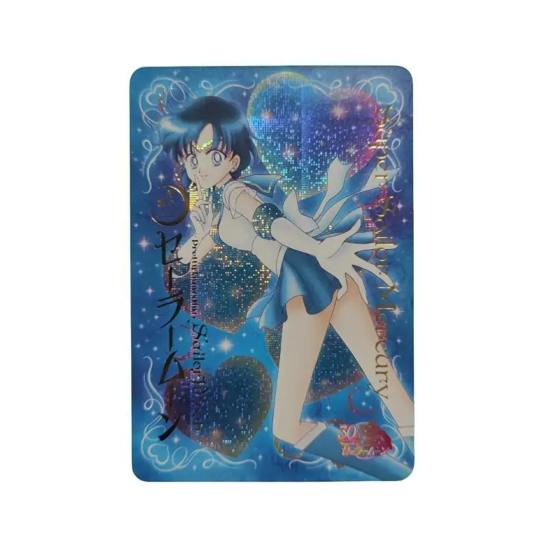 Sailor Moon Tsukino Usagi 30Th Anniversary Original Painting Style Series 10Pcs/set Anime Game Characters Collection Cards Gifts