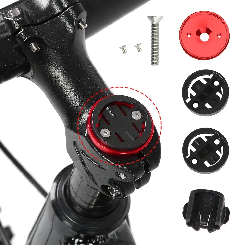 New MTB Road Bike Computer Holder Stem for Garmin Bryton 28.6mm Top Cap Bicycle Stopwatch GPS Speedometer Mount Bracket Support