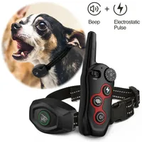 Remote Control Electric Dog Training Device, Automatic Bark Stopper Collar, Pet Training Waterproof Pet Dog Collar for All Dog