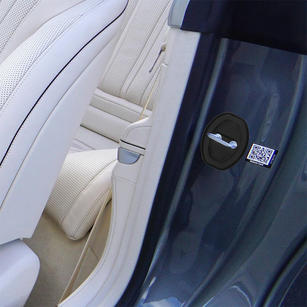 

8Pcs Car Door Lock Protection Mat Silicone Protective Cover for Latch Guard Universal Fit with Long-Lasting Flexibility