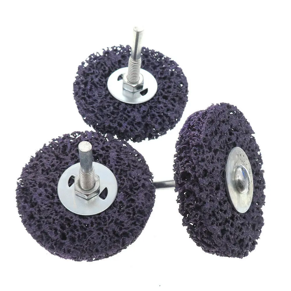 3 Inch 75mm Clean And Strip Disc Rust Paint Welding Spatter Removal For Angle Grinder