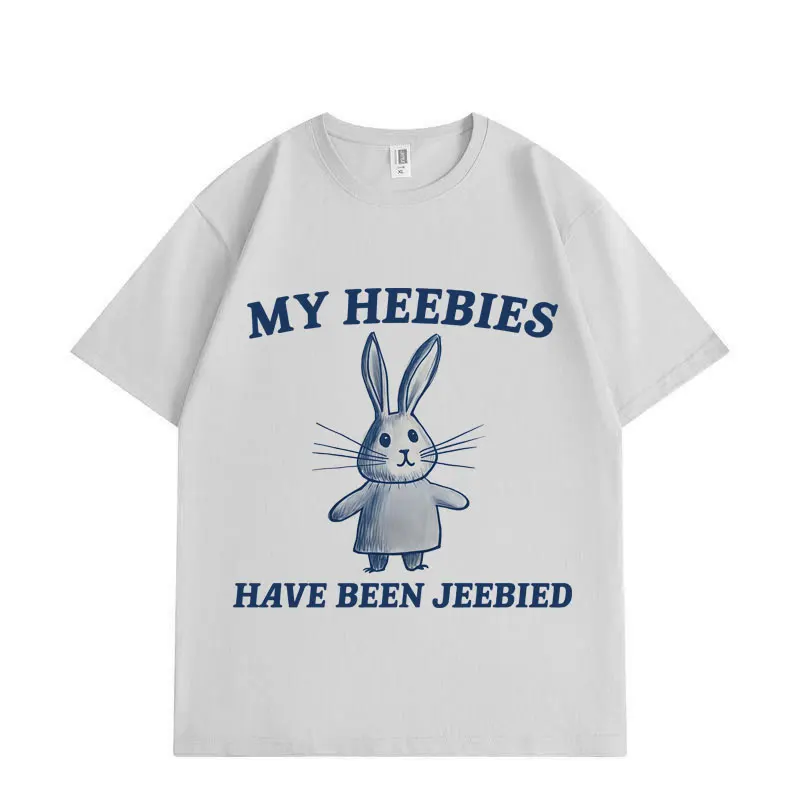 بلدي Heebies كان Jeebied تي شيرتات عجيبة موضة خمر تي شيرتات قصيرة الاكمام الرجال النساء الملابس عالية الجودة القطن تي شيرت