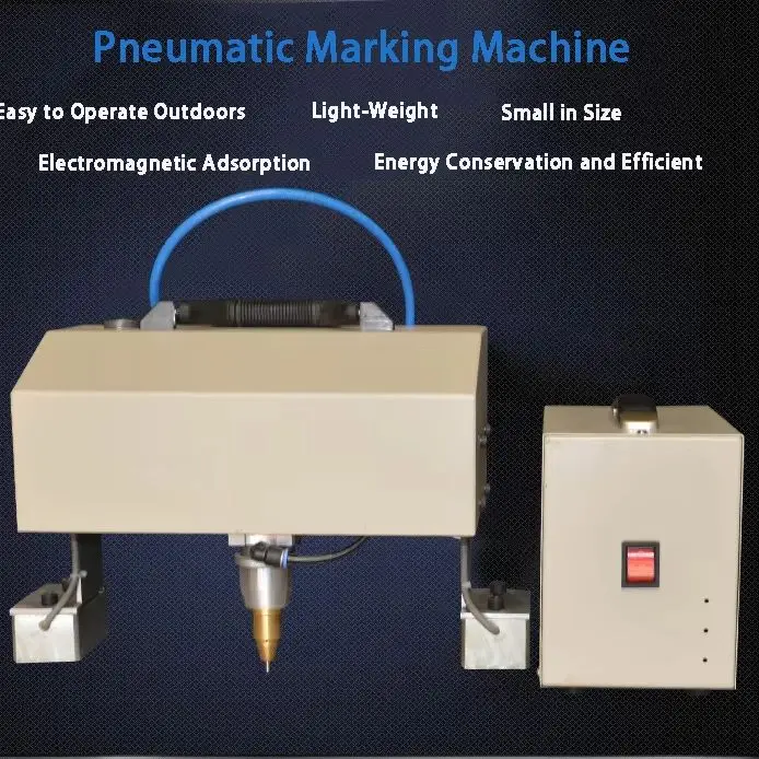 130*30mm Portable Marking Machine Pneumatic Marking Machine Metal Lettering Steel Plate Mold Car Number Marking Machine JR-QD01