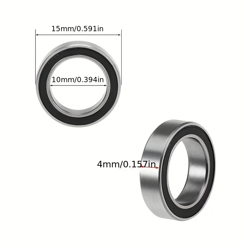 6700 10PCS/50pcs/100PCS ABEC-5 6700-2RS High Quality 6700ZZ 6700RS 10x15X4 mm Miniature Rubber seal Deep Groove Ball Bearing