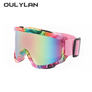 Oulylan-gafas de esquí y Snowboard, gafas de esquí de montaña, gafas para deportes de invierno, gafas de nieve, gafas de sol polarizadas para ciclismo