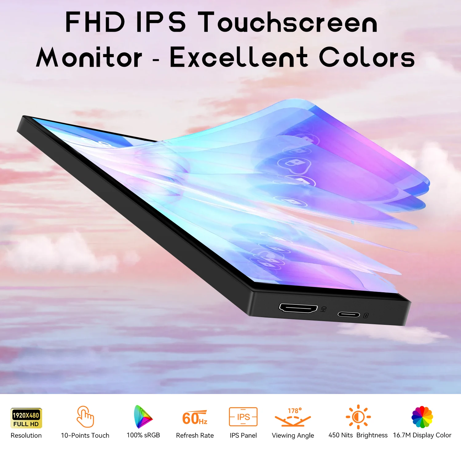 8.8-inch Chassis Secondary Scr - Gaming Monitor Curved 评论和价格