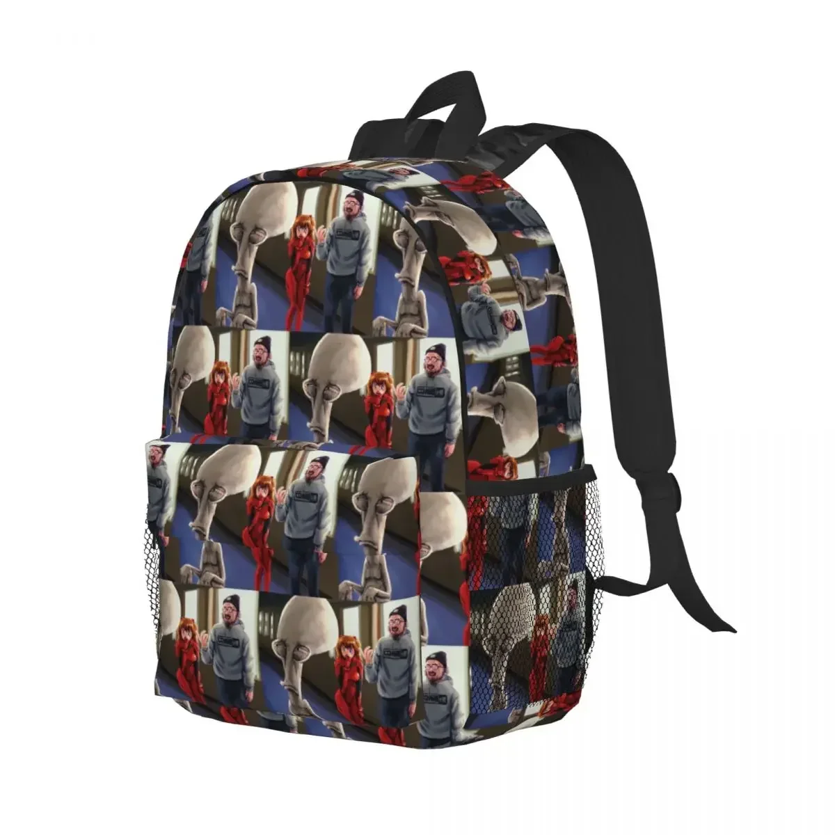 

Рюкзак Sam Hyde Asuka Teasing Roger, студенческий рюкзак для мальчиков и девочек, детская школьная сумка, сумки на плечо для ноутбука для мужчин и женщин