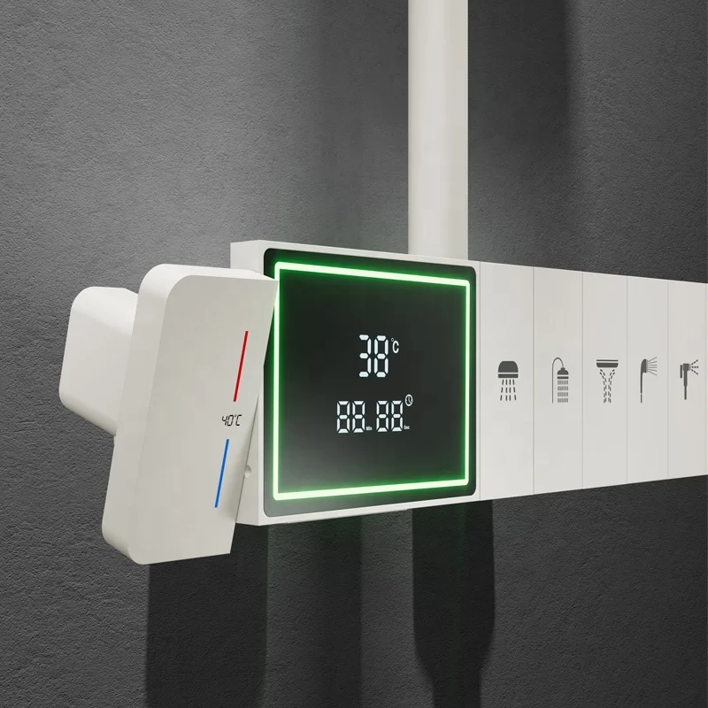 Handschlauch-Duschset und integrierte Wand-Badezimmer-Duschset-System-Duschkombination