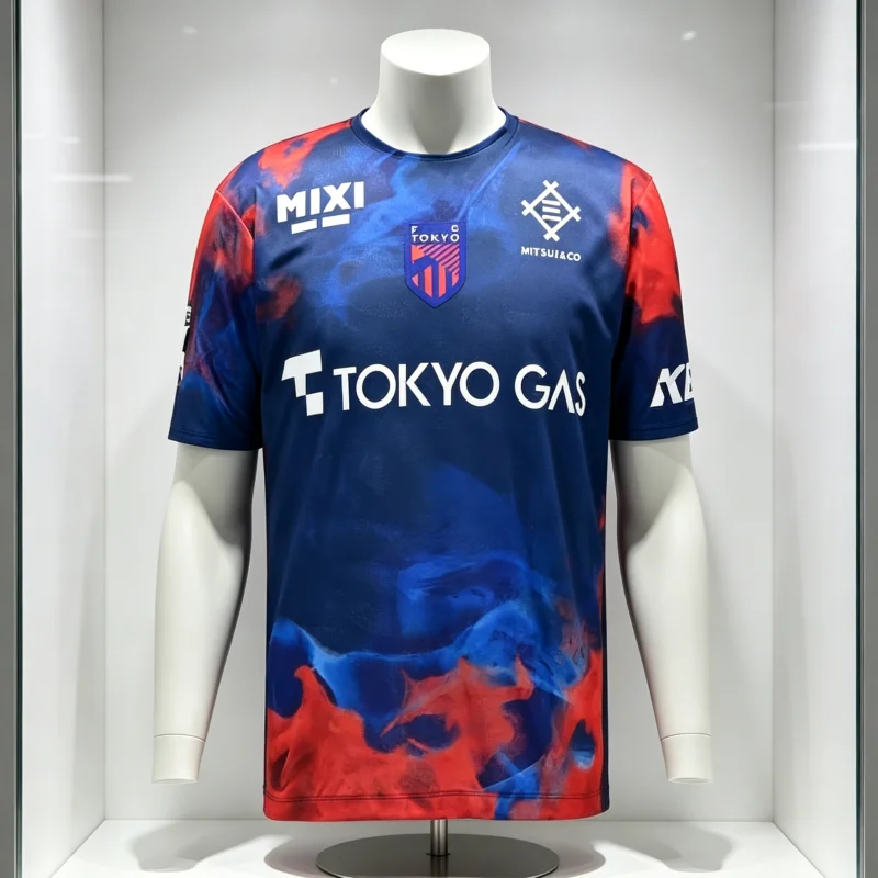2026 Fashion Season New FC Tokyo Football Jersey T-shirt Breathable Quick Drying Summer Sports Wear Y2k Top Family Kids Tees