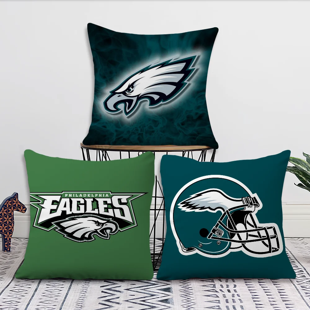 P-Philadelphia E-Eagles Club Living Room Sofa Super Soft Cushion Cover Suitable For Home Bedroom Room Decoration pillowcase