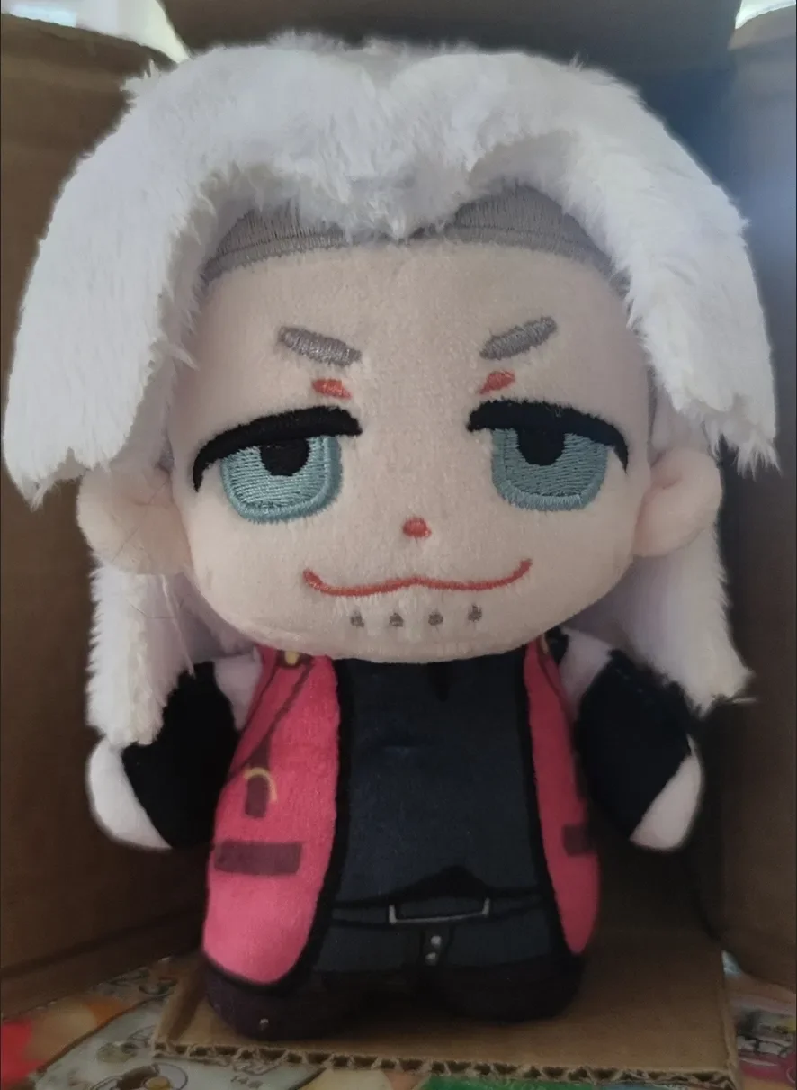 Neue 10CM Dante Tony Redgrave Cosplay Plüsch Puppe Nette Anime Spiel Peripherien Stofftier Rucksack Anhänger Schlüsselbund Geburtstag geschenke