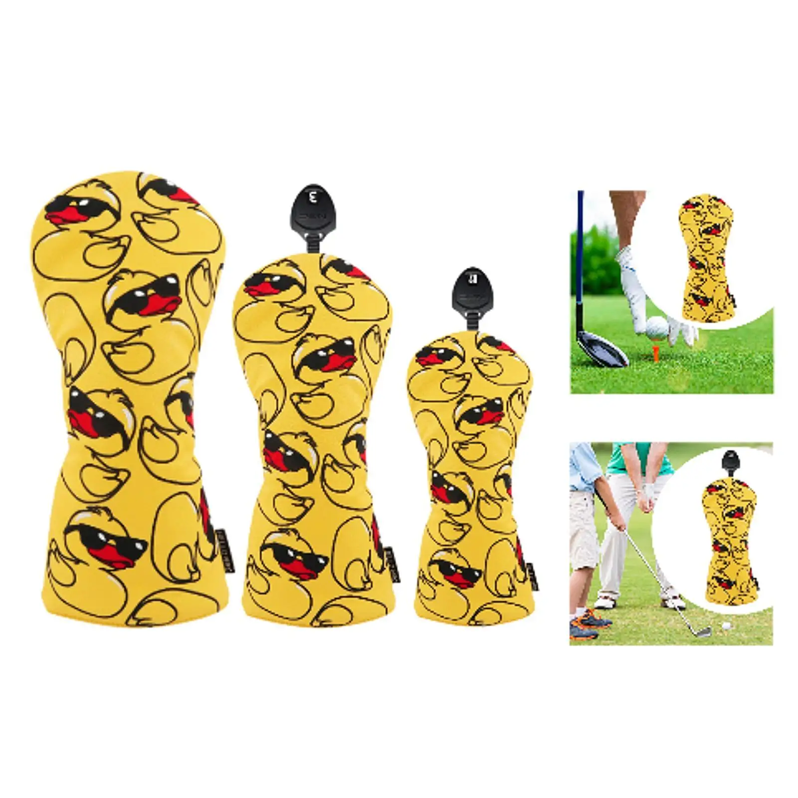 Scratchproof Golf Head Protection Headcover, equipamento de golfe, Golf Club Cover, Golf Protector para Adultos