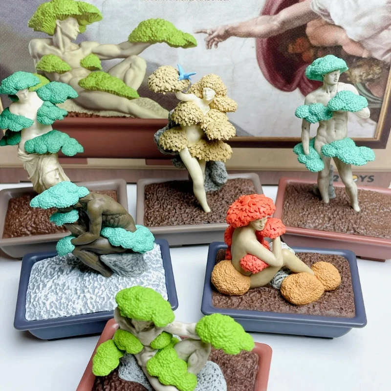 

Figure 52TOYS Christmas Gifts Blind Box Super Activation Modern Ancients Art Bonsai Mystery Bag Fashion Toy Ornament Table Decor