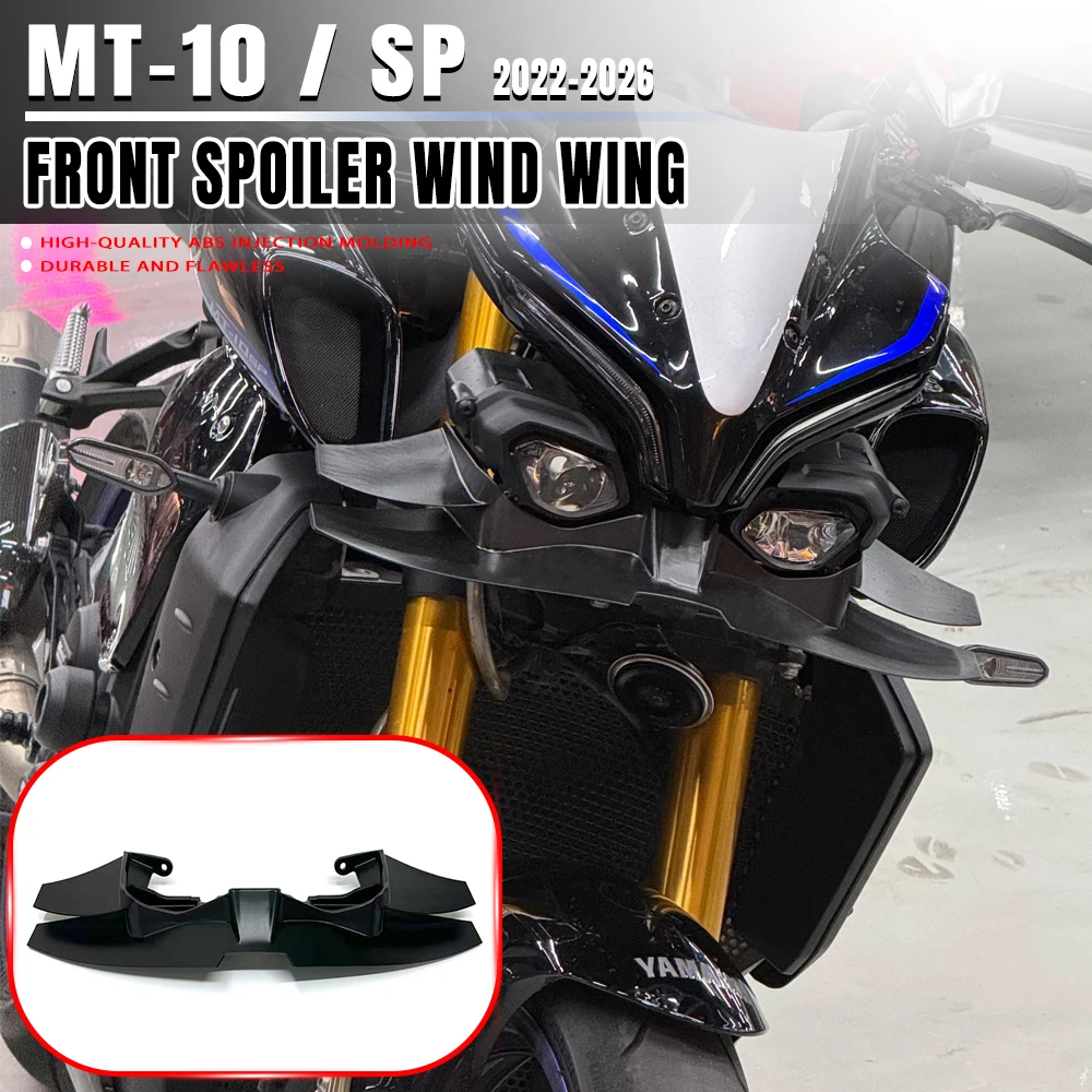 For YAMAHA MT-10 / SP Wind Wing Aerodynamics Fairing Winglets MT10 2022-2025 2026 GP WING Front Spoiler Lower Spoiler Front Lip