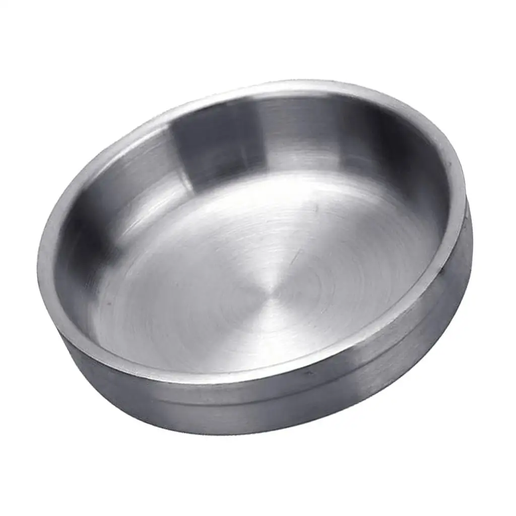 304 Stainless Steel Korean Style Sauce Bowl Round Dish Food Container for Home Kitchen Saucer Snacks
