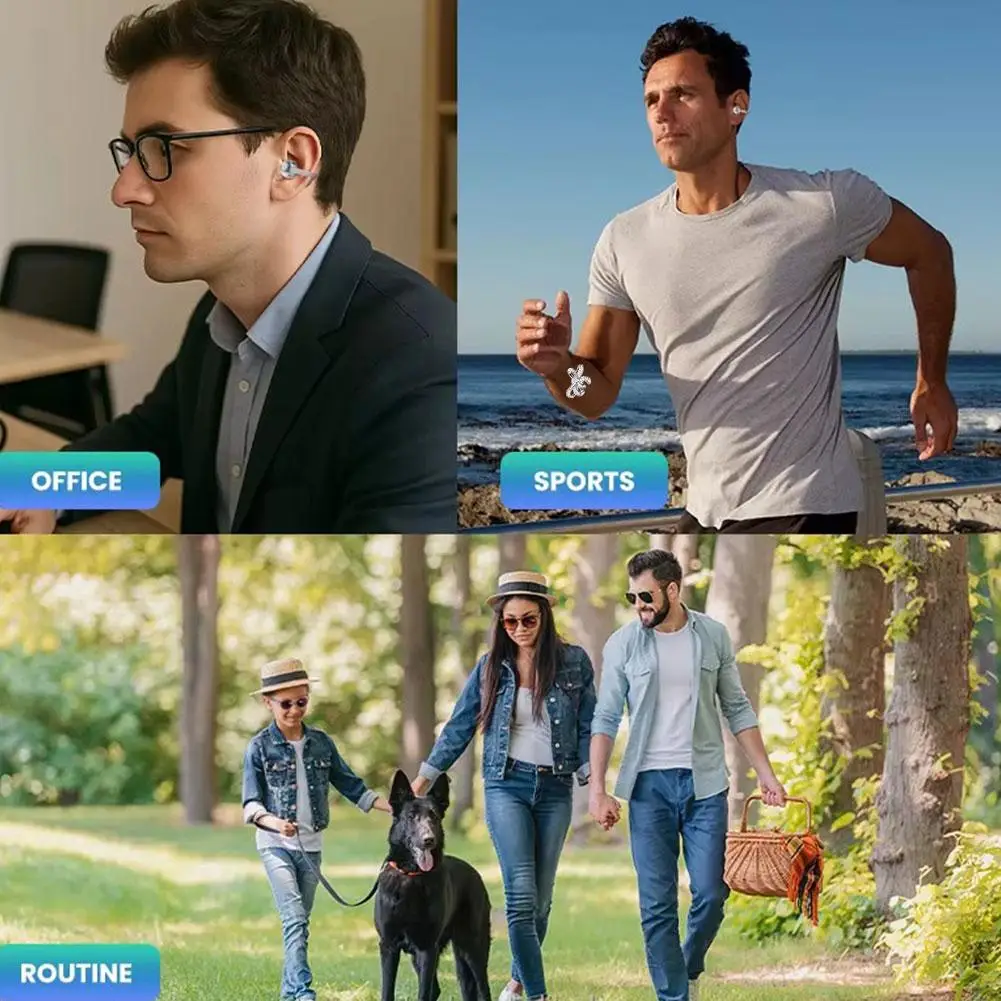 蝶結びイヤリング Bluetooth ヘッドセット クラウドコンフォート トゥルーワイヤレスイヤホン Hi-Fi 音質 超軽量イヤークリップ