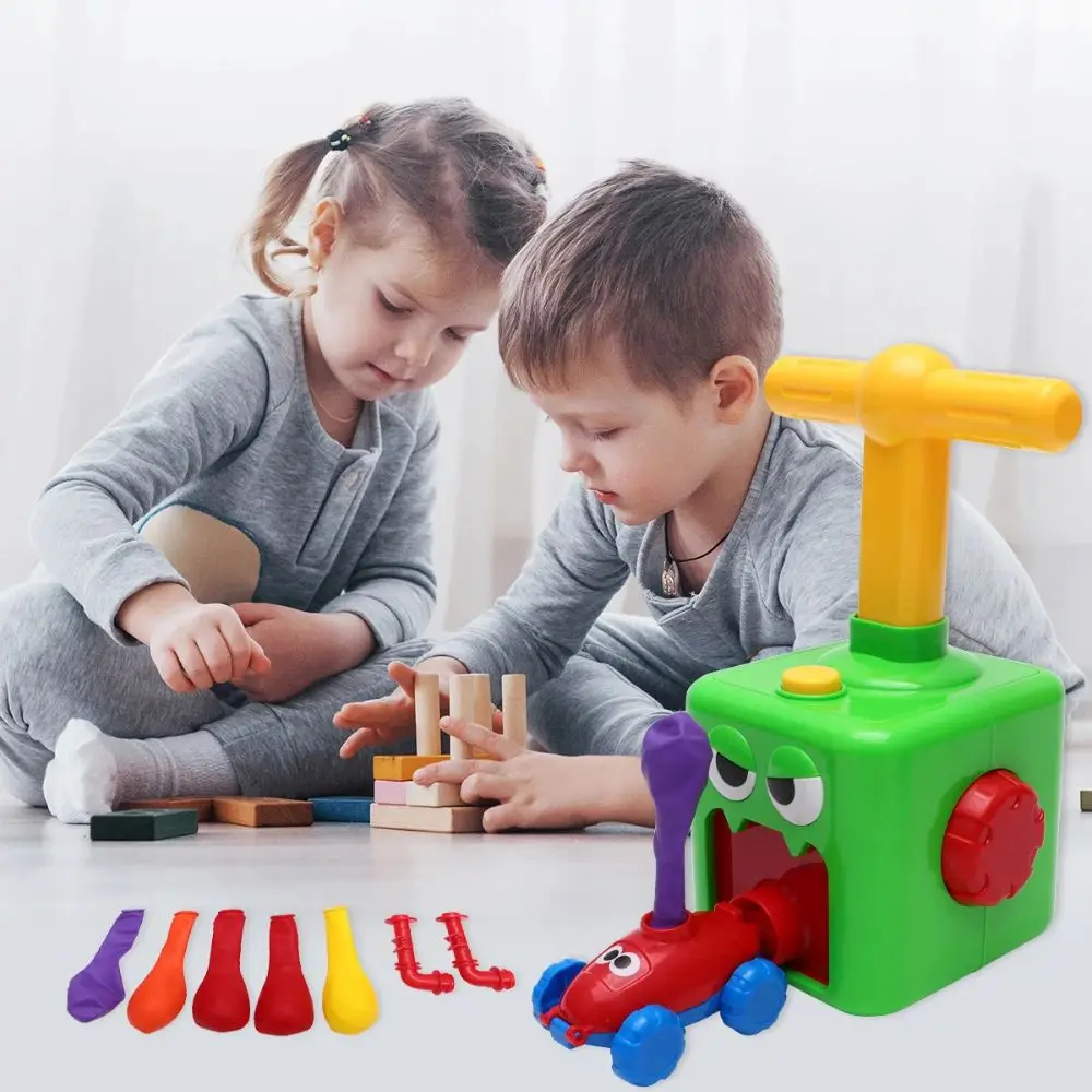 

Duck Style Rocket Balloon Launch Tower Toy Blackbird Launch Tower Balloon Powered Car Inertial Pressure Power balloon