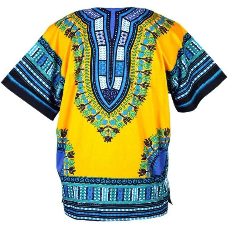 Herren Sommer-T-Shirt mit Afrikanischem Motiv, 3D-Druck, Kurzarm, Bequemes Oversize-Oberteil, Vintage Streetwear – Detail 2