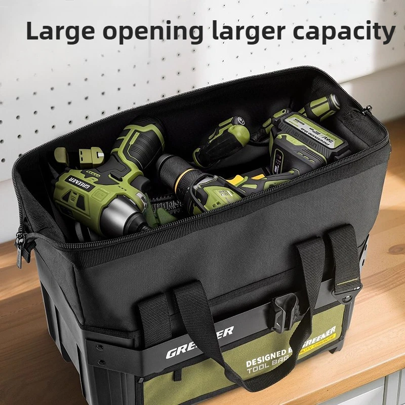 Electrician Tool Storage Bag Portable Durable Toolkit Waterproof Hardware Heavy Duty Tools Organizer Tool Kit With Quick Hanging