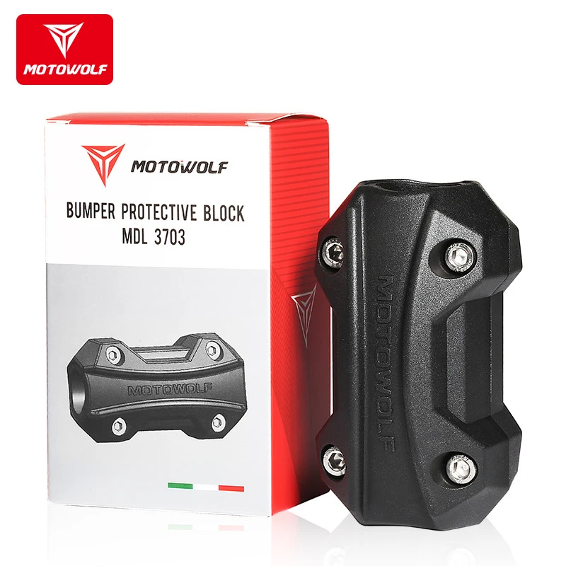 Bumper Protection Block For Cucati Suzuki Honda Kawasaki Etc Universal Motorcycle 22 25 28MM Engine Crash Bar Guard Decorative
