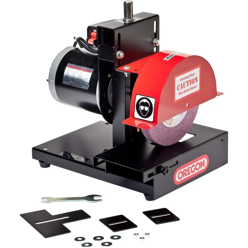 Oregon Economy Lawn Mower Blade Sharpener & Grinder, Heavy Duty, 1/3 HP Motor, Adjustable (88-025) Lawn Mower Accessories