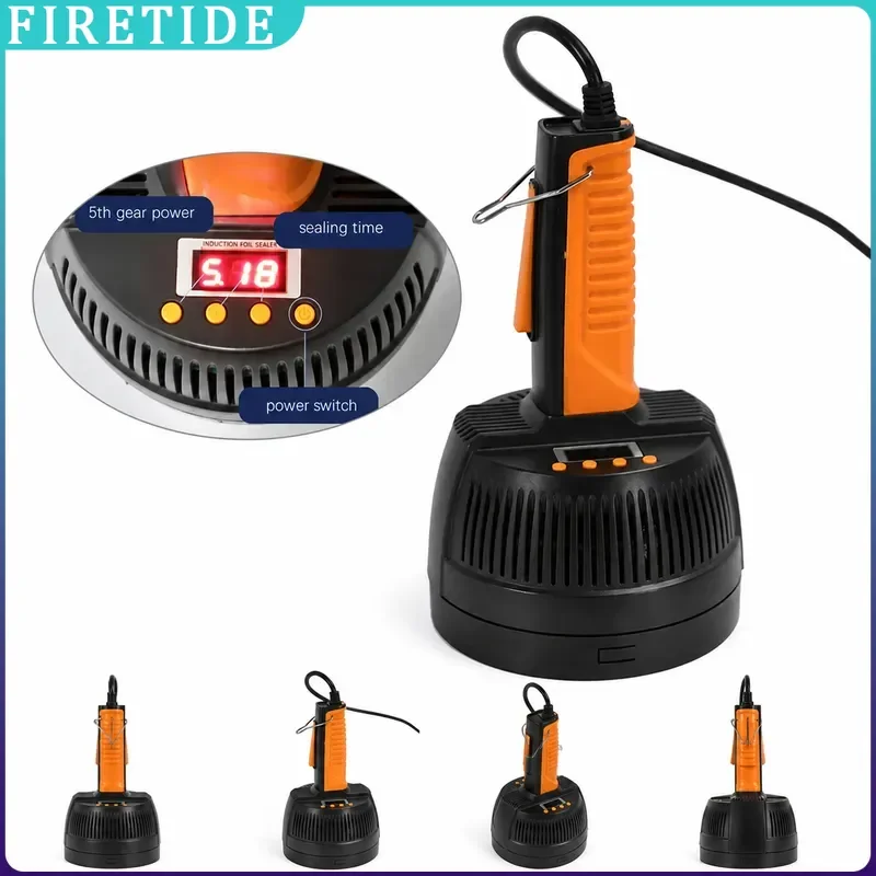 Handheld Portable Electromagnetic Induction Sealing Machine Plastic Bottle Cap Sealer 20-100mm Aluminium Foil Capper Packing