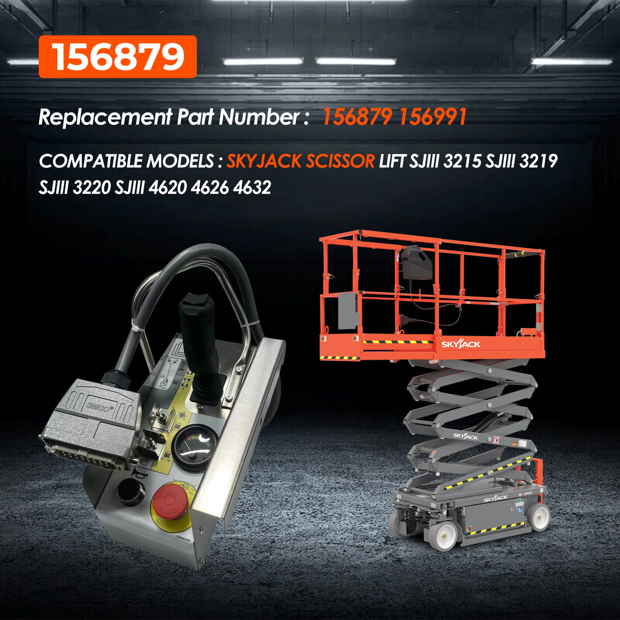 156879 156991 Platform Control Box for Skyjack SJIII 3219 3220 3226 4626 6826 6832 Scissor Lift