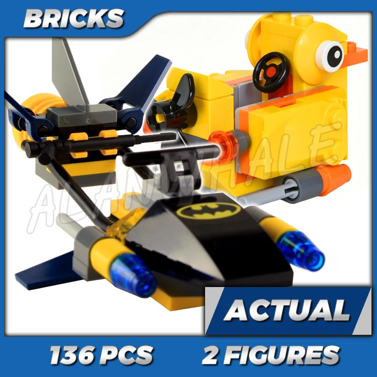 136pcs Super Fighter The Penguin Face off Speedy Scuba Vehicle Duck Boat 10225 Building Kits toy Compatible With Bricks