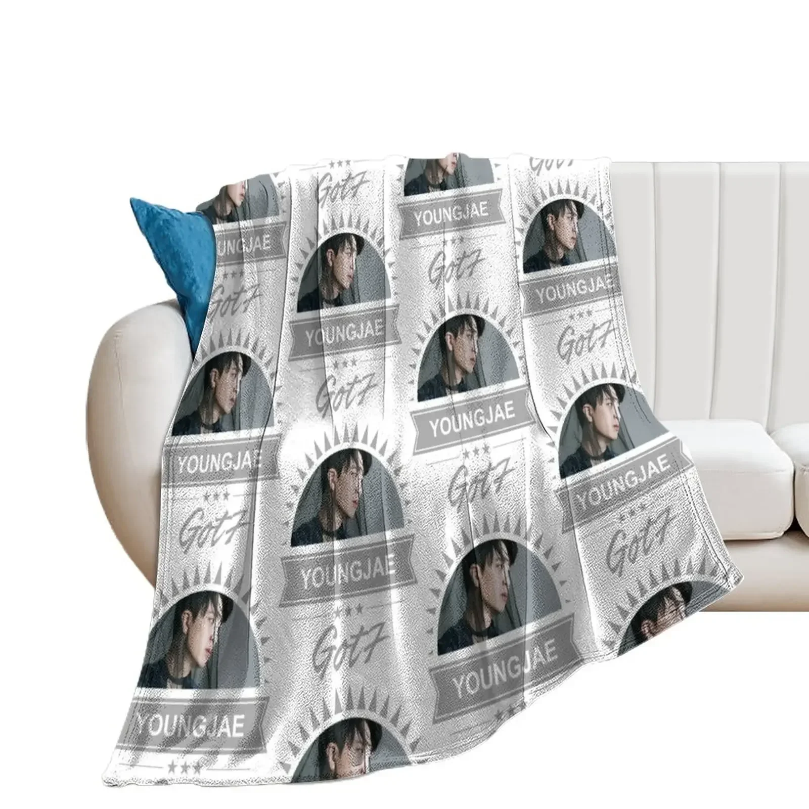 GOT7 - Youngjae Throw Blanket Comforter warm winter Extra Large Throw funny gift Blankets