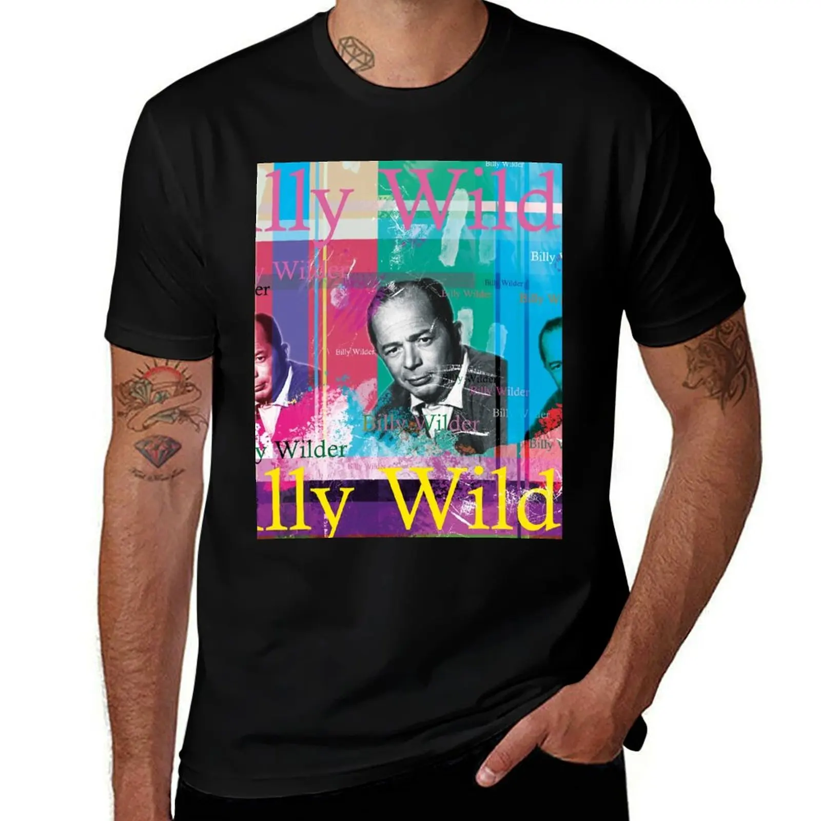Billy Wilder Portrait T-Shirt Festival Short Sleeve T-Shirt